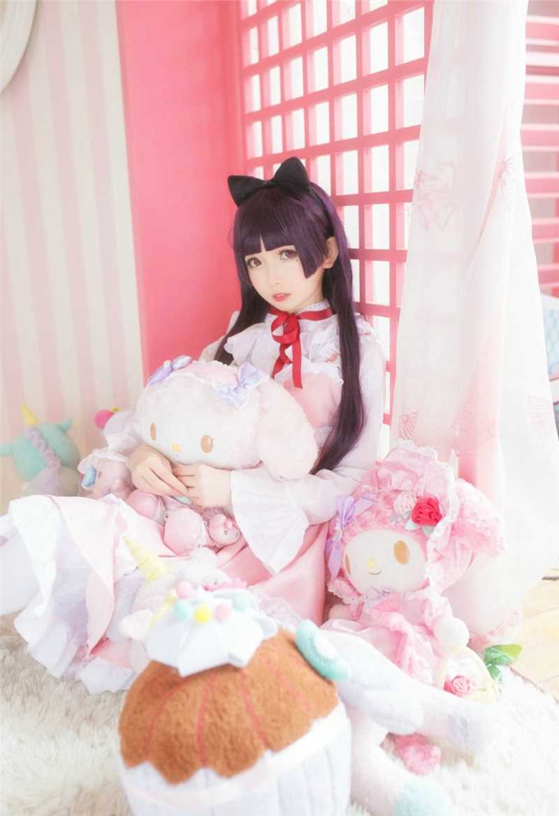 优质黑猫五更琉璃cosplay可爱图片
