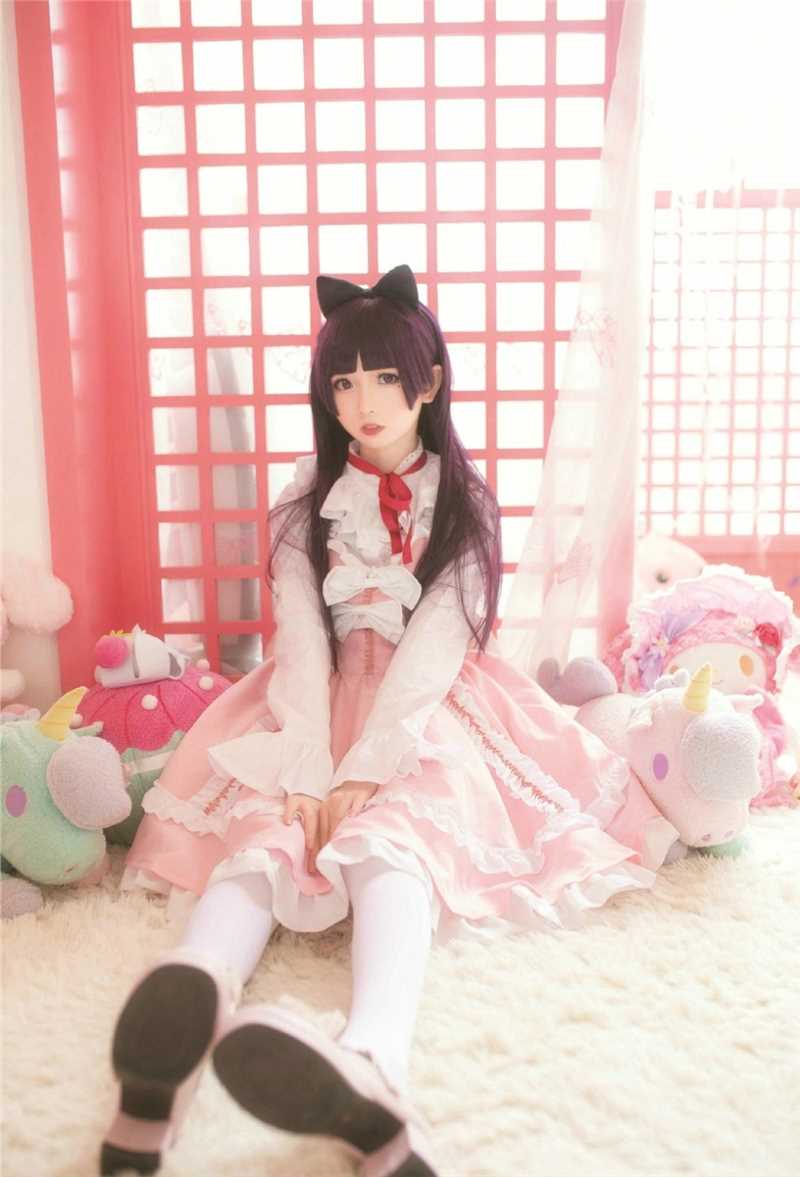 优质黑猫五更琉璃cosplay可爱图片