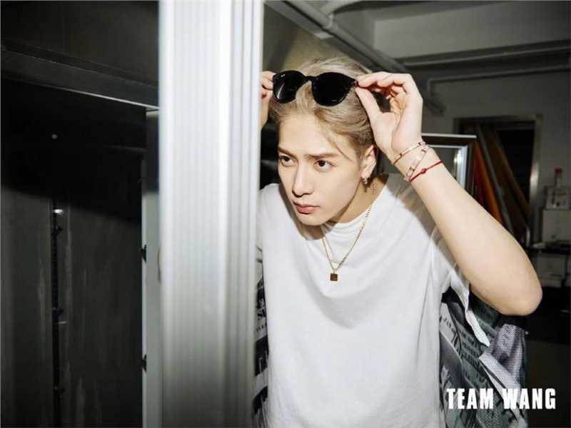 特别专辑王嘉尔玫瑰金发色帅气时尚画报图片