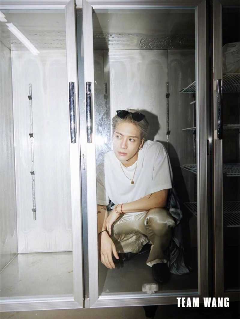 特别专辑王嘉尔玫瑰金发色帅气时尚画报图片