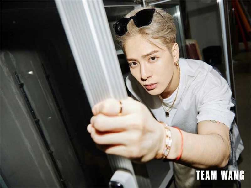 特别专辑王嘉尔玫瑰金发色帅气时尚画报图片