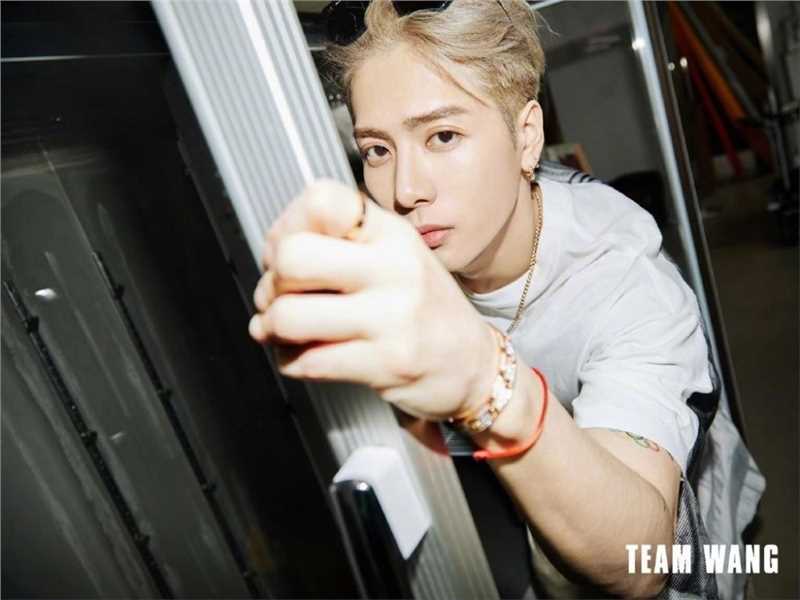 特别专辑王嘉尔玫瑰金发色帅气时尚画报图片