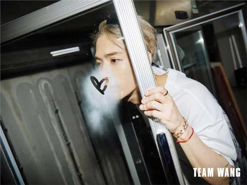 特别专辑王嘉尔玫瑰金发色帅气时尚画报图片