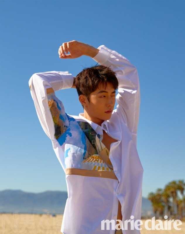 高清南柱赫最新感性魅力户外时尚画报图集