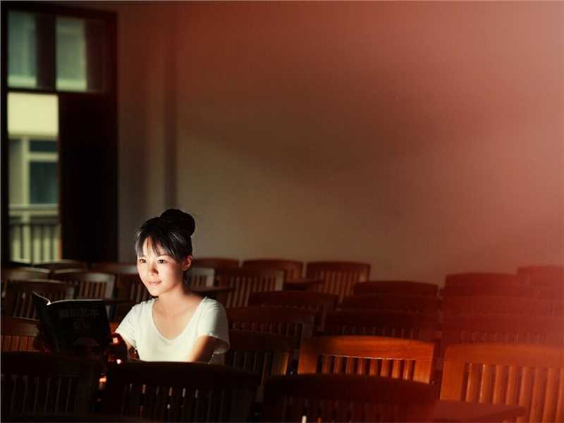 优质丸子头刘海萌妹子校园教室清纯套图相册