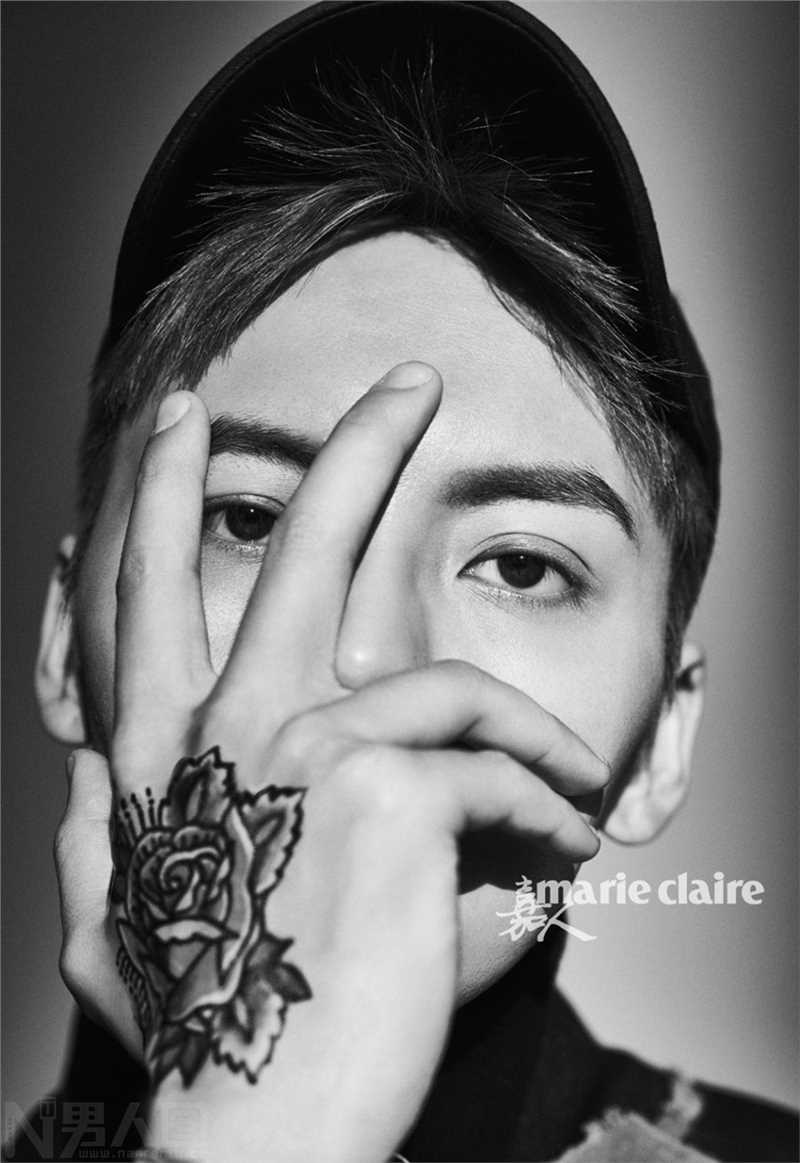 特别专辑陈伟霆时尚杂志嘉人封面男人味图片图片