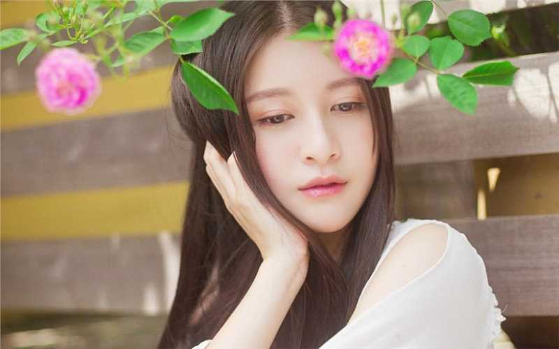 黑长直校园女神迷人的户外清纯街拍图片