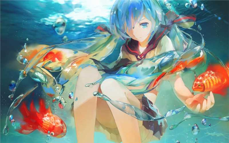 最全宅男女神初音未来画手手绘番外唯美图片壁纸