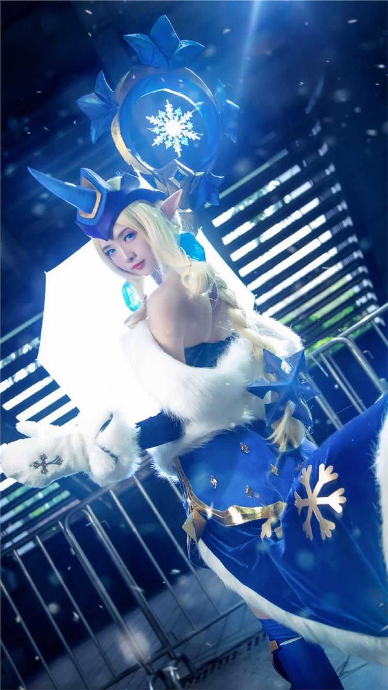 特别专辑丰胸美女cosplay英雄联盟索拉卡唯美图片