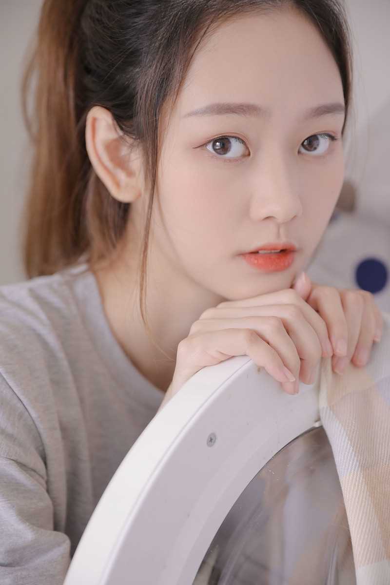 最全居家T恤清纯超短裤长腿c房相册