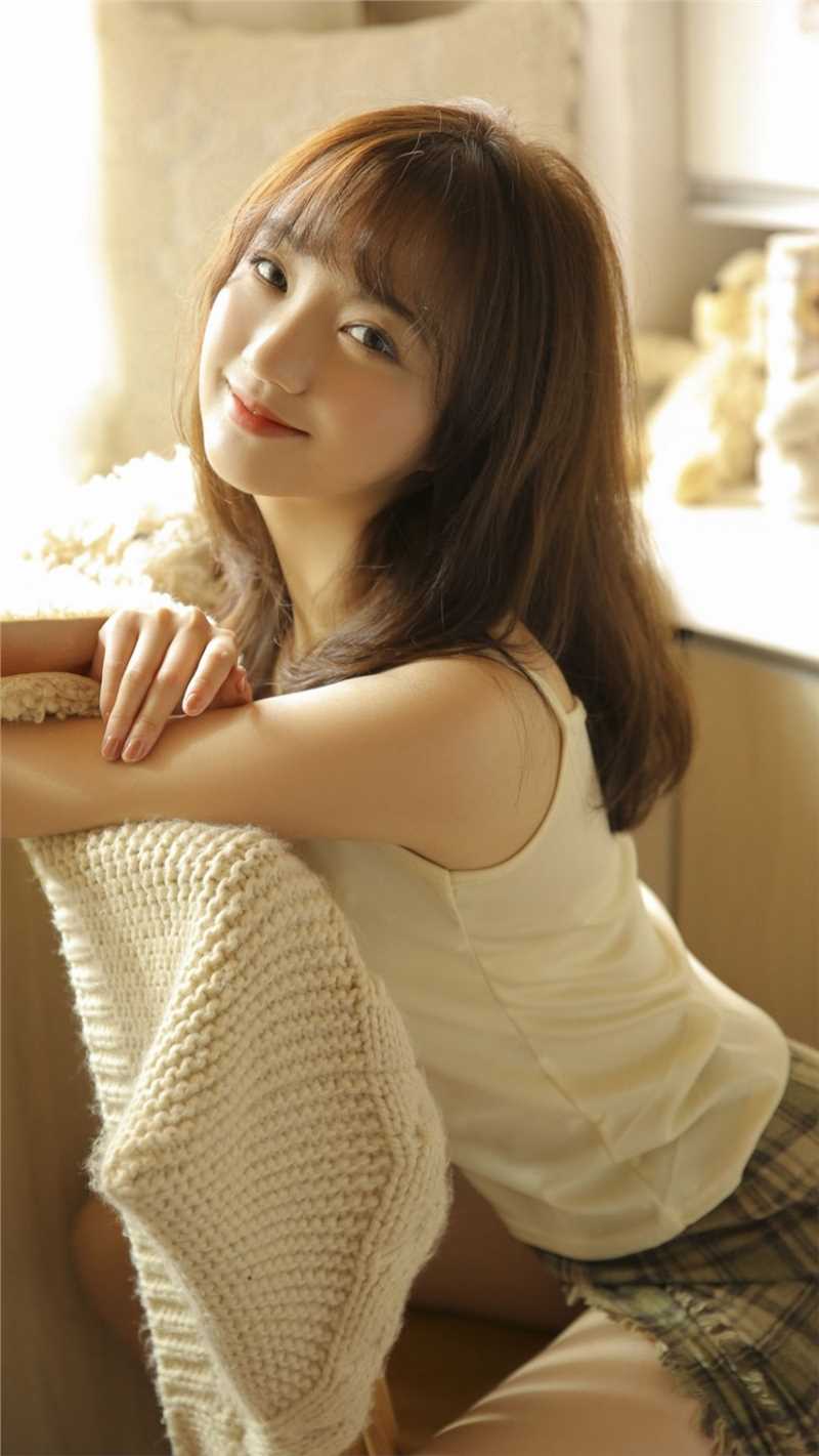 最新清爽的笑容乖巧甜美女孩美足长腿私房集图集