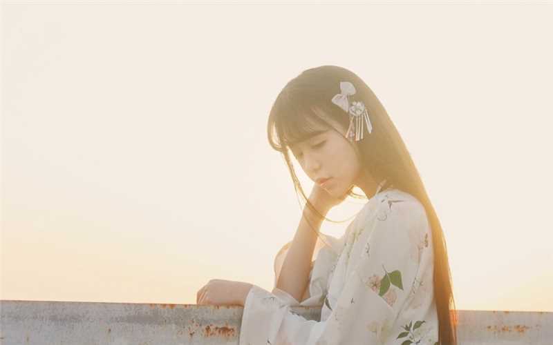 最新清纯古装少女甜美户外壁纸