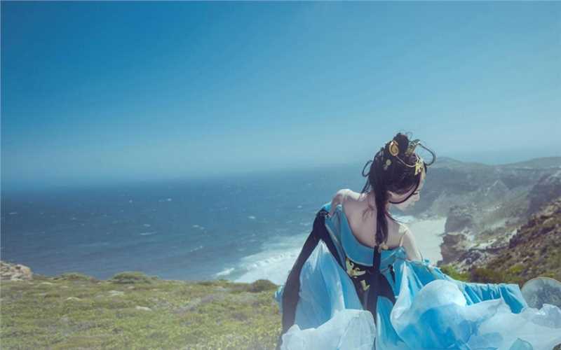 最新清纯古装少女甜美户外壁纸