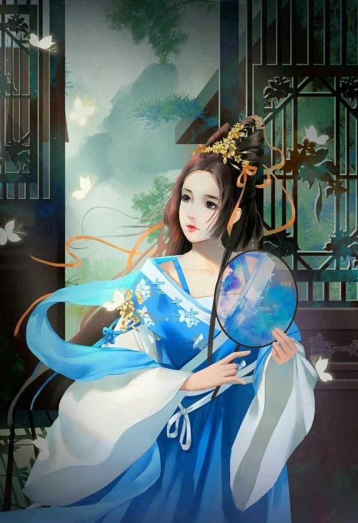 最新手绘古装美女唯美壁纸