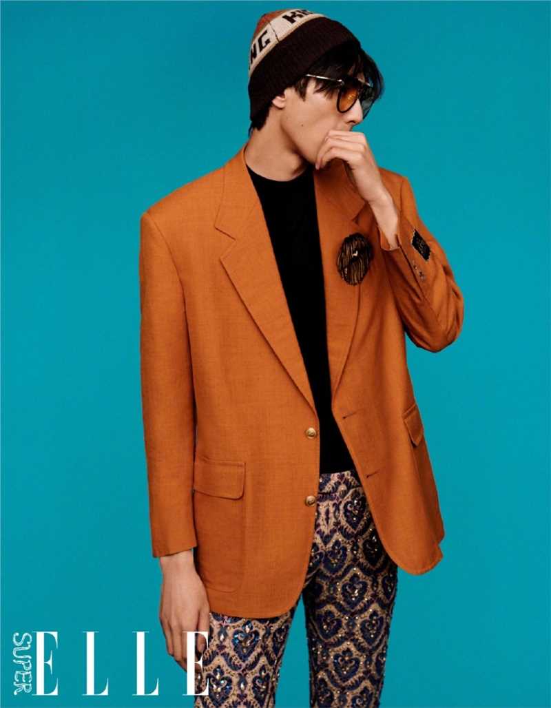 优质宋威龙复古风撩人男友力时尚杂志封面图片相册