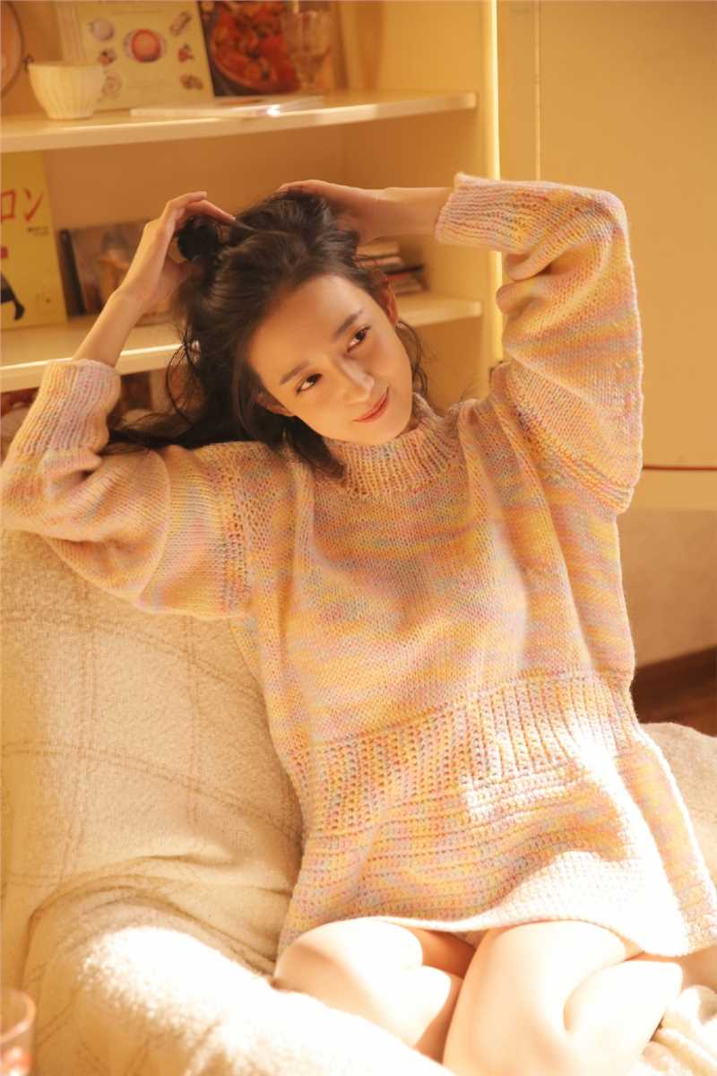 最新韩系少女冬日甜美壁纸