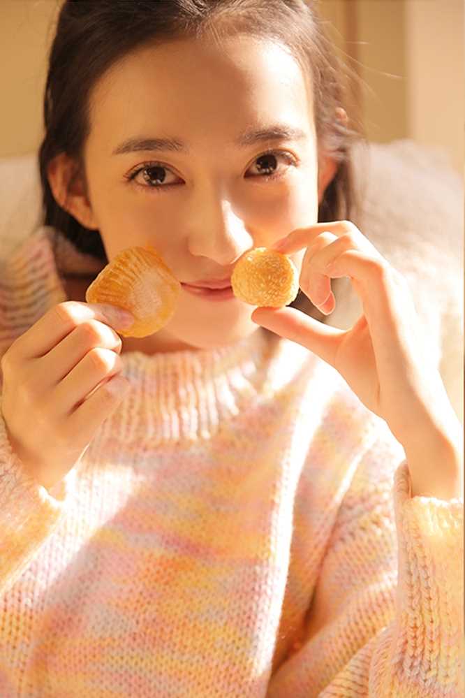 最新韩系少女冬日甜美壁纸