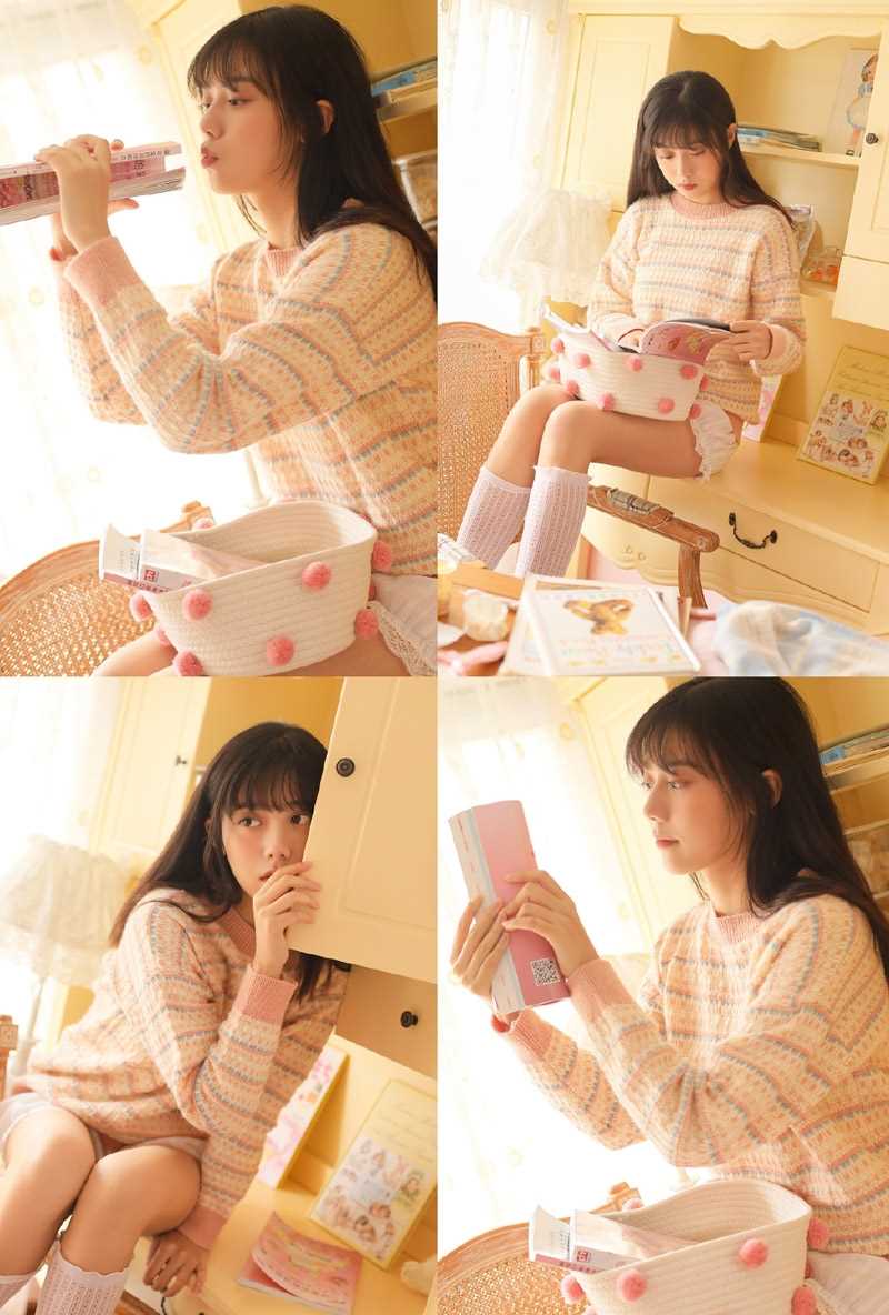 优质清纯美女暖色系甜美图片