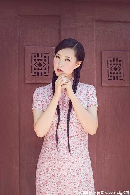 最全民国旗袍美女户外清新壁纸