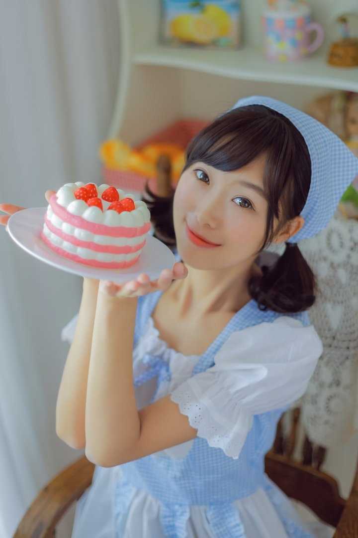 优质女仆装美女甜美风图片图片