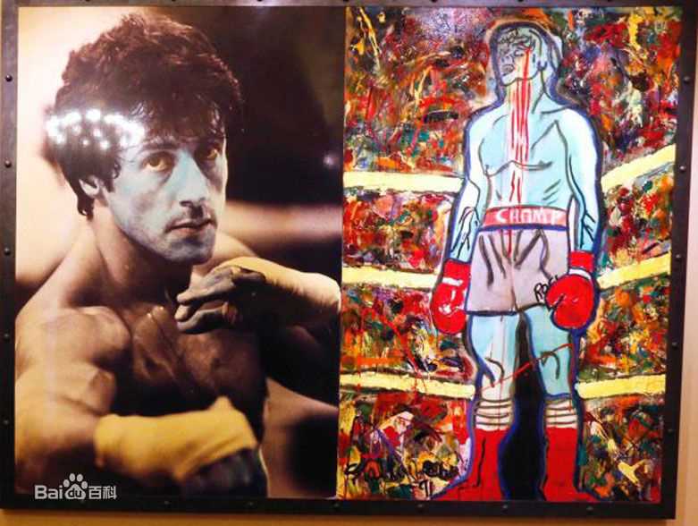 西尔维斯特·史泰龙(Sylvester Stallone)画家史泰龙及其作品素颜照相册