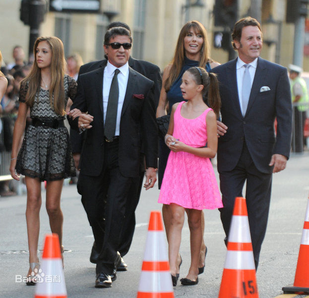 西尔维斯特·史泰龙(Sylvester Stallone)史泰龙的家庭生活照相册