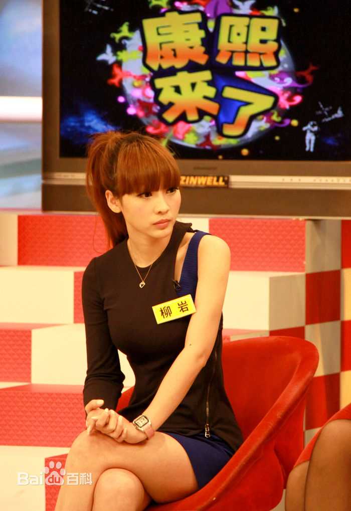 最优质柳岩(Ada)在做客《康熙来了》中的