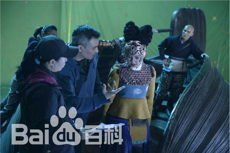 最新许安(Koan Hui)在《封神传奇》现场工作照中的壁纸