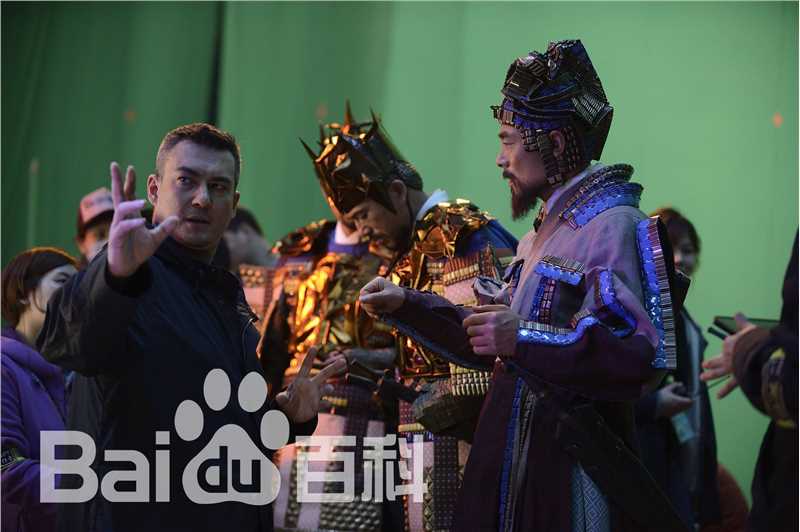 最新许安(Koan Hui)在《封神传奇》现场工作照中的壁纸