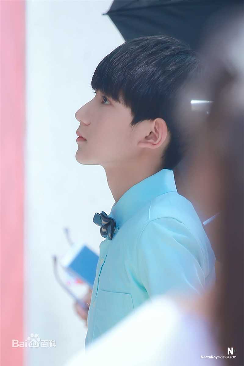 王源(Roy)完美精致侧颜前后照片
