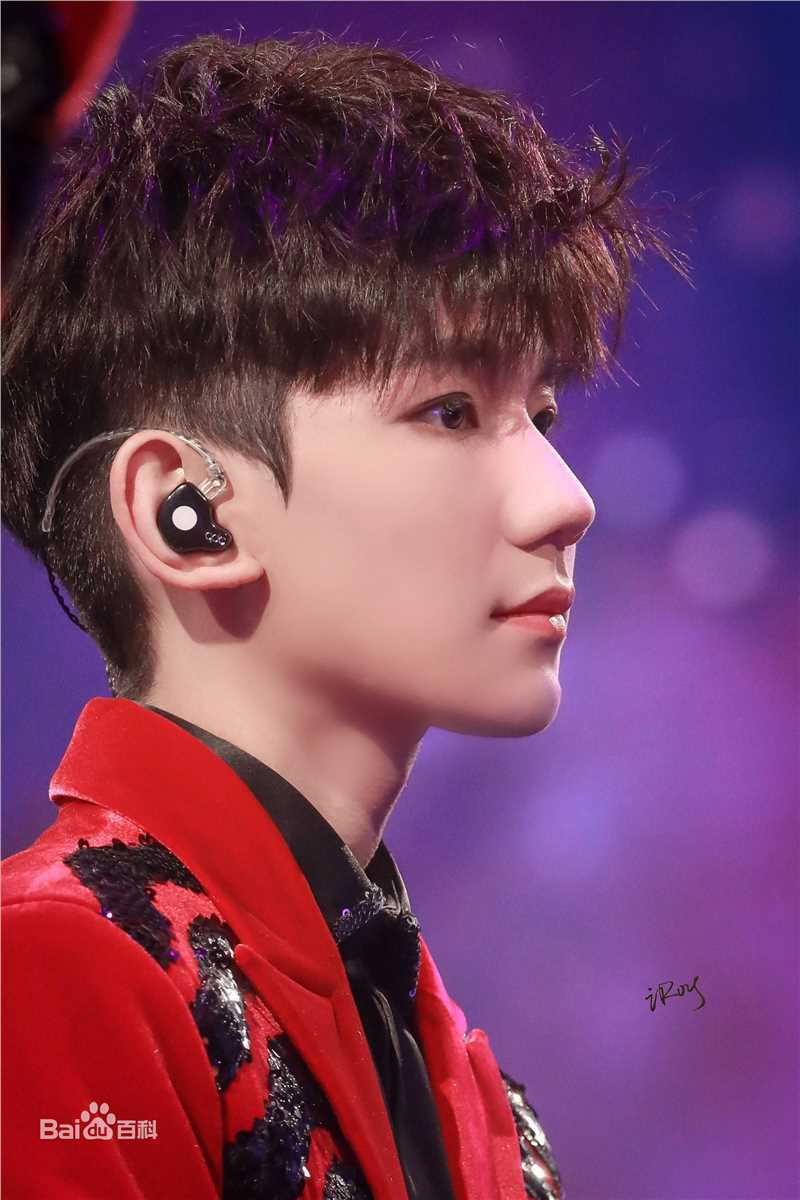 王源(Roy)完美精致侧颜前后照片