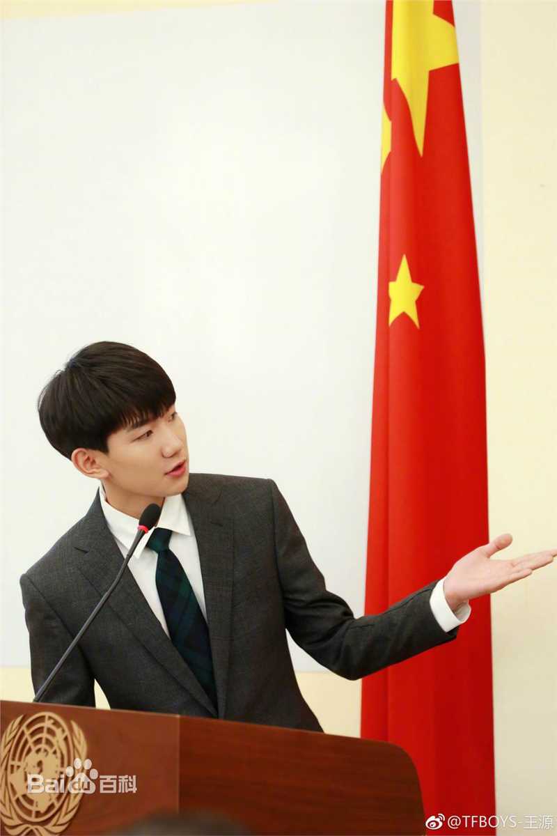 王源(Roy)联合国中国“畅想2030”“优秀倡导者”图册