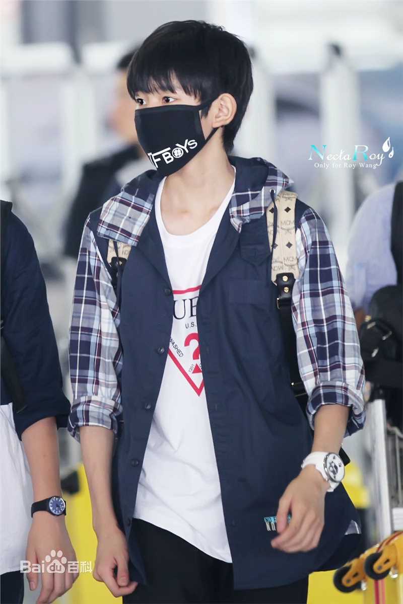 王源(Roy)的机场画报2014性感图片图集