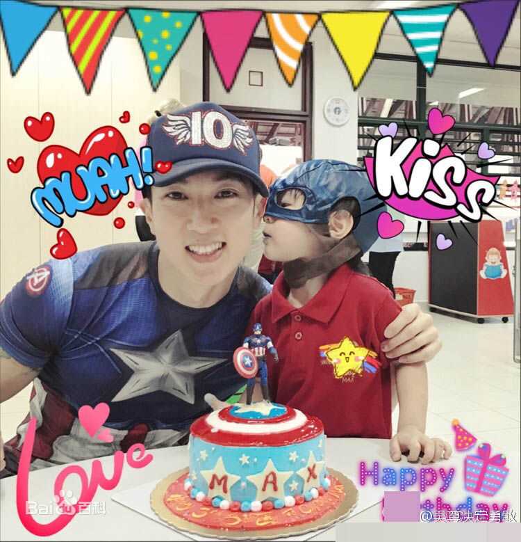 吴尊(Chun Wu)与家人前后照片