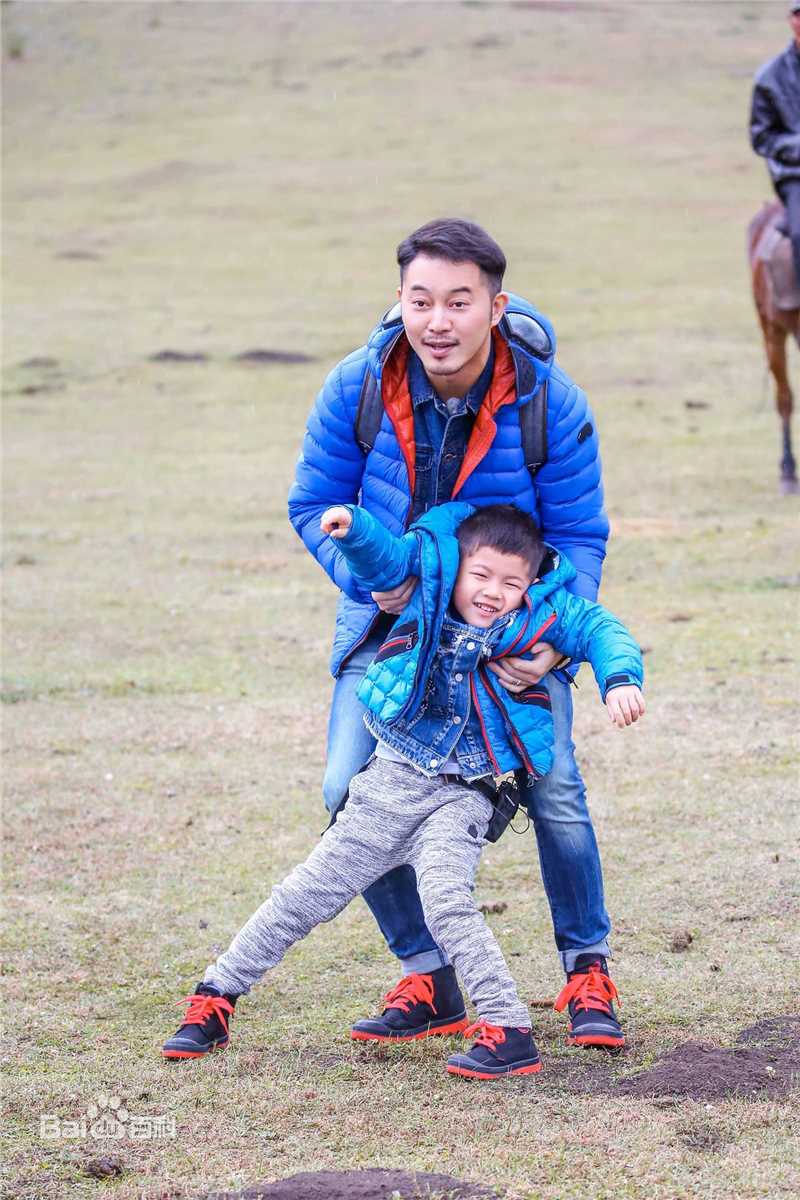 沙溢综艺爸爸去哪儿前后照片