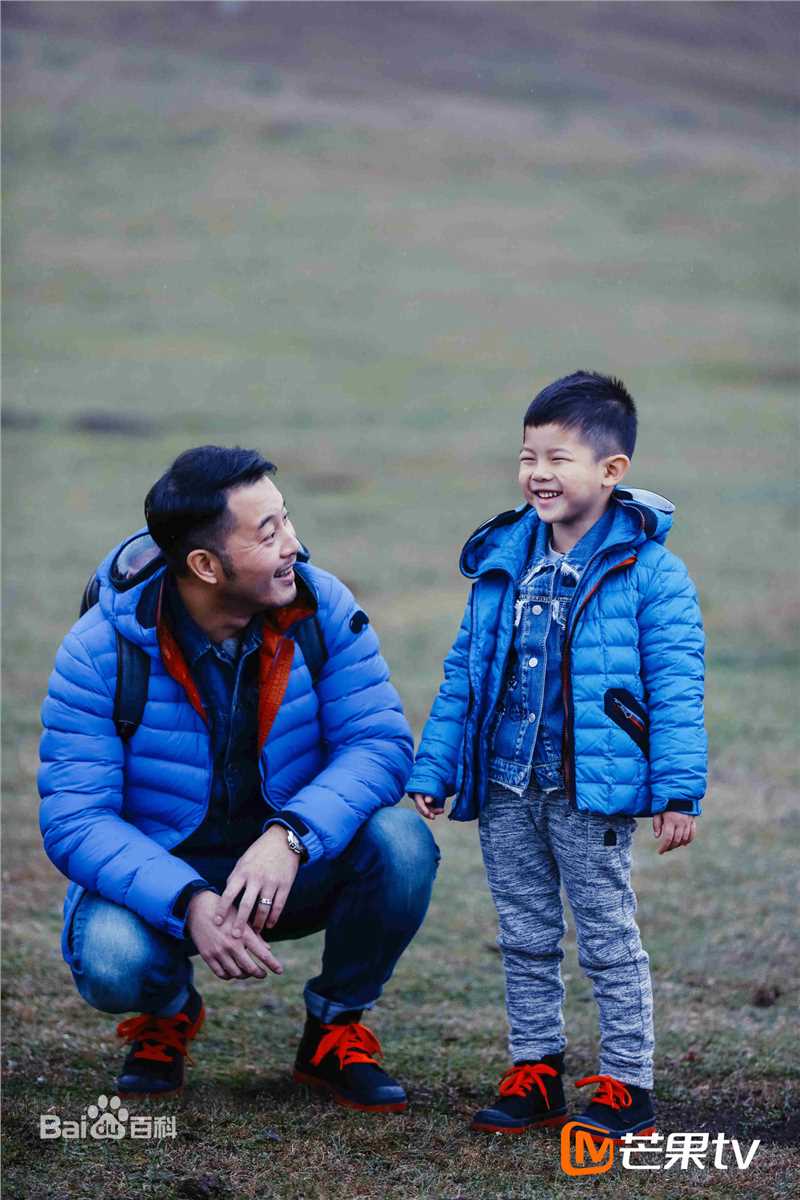 沙溢综艺爸爸去哪儿前后照片