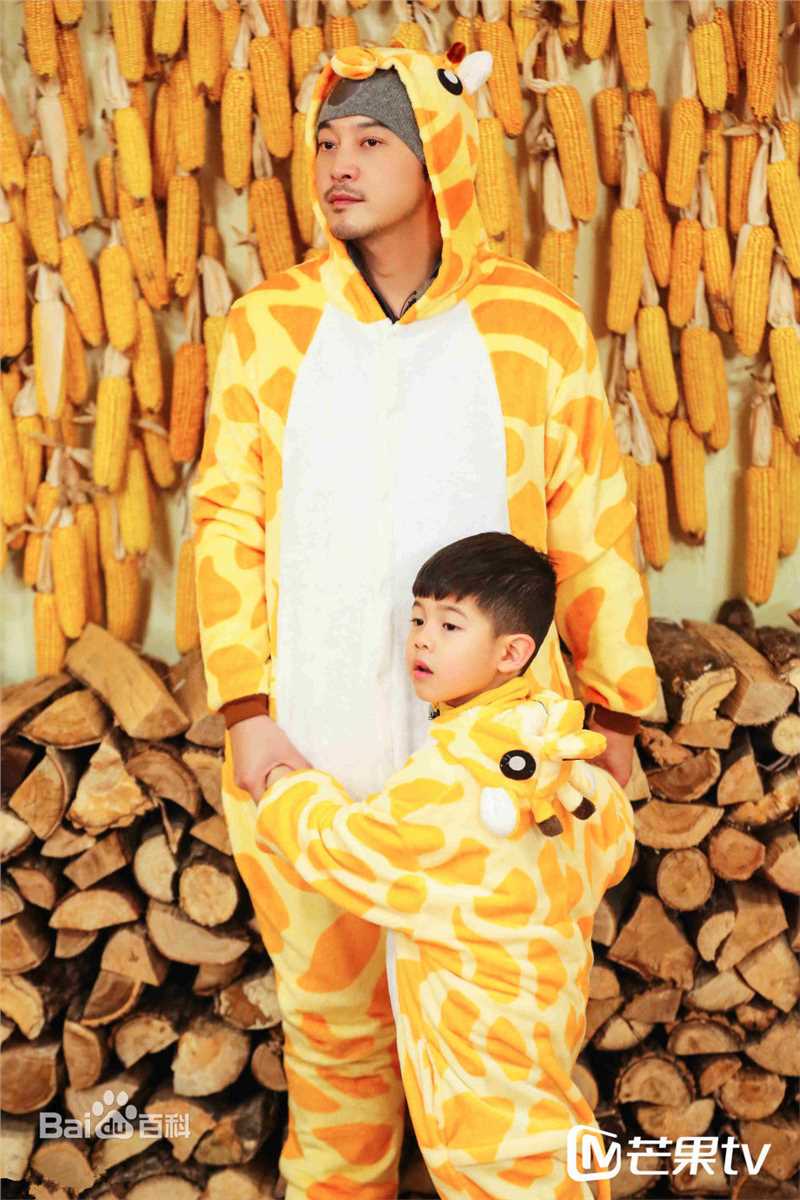 沙溢综艺爸爸去哪儿前后照片