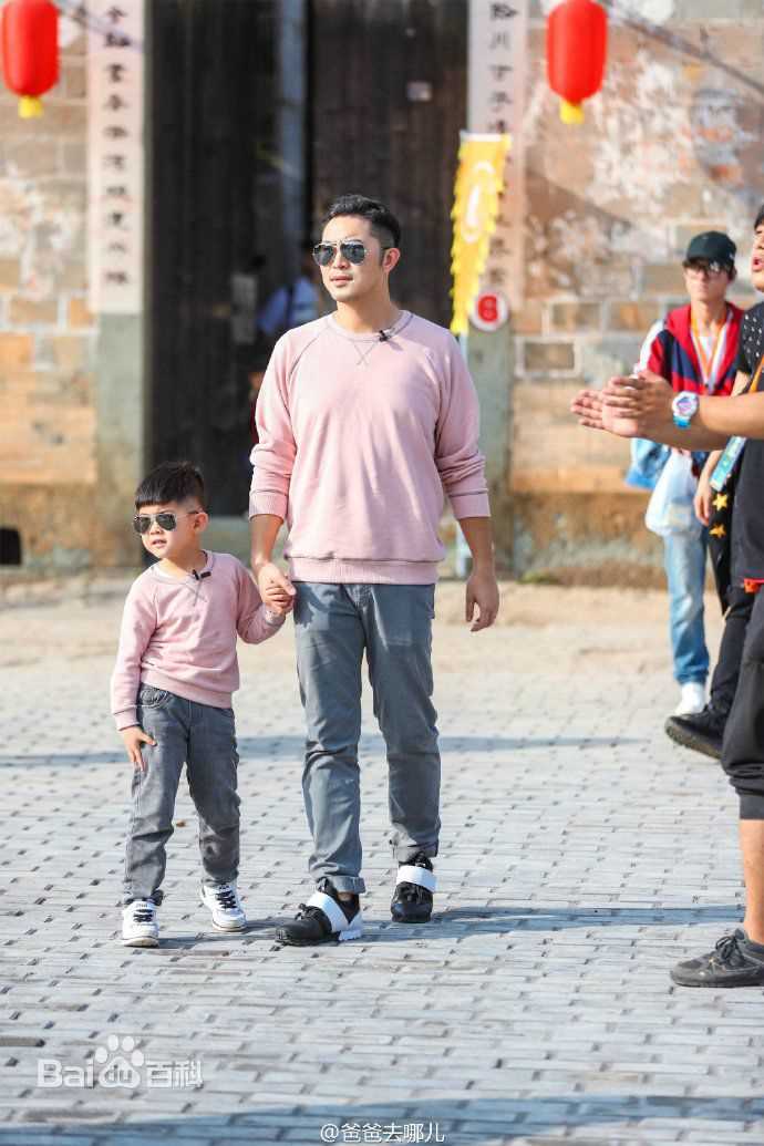 沙溢综艺爸爸去哪儿前后照片