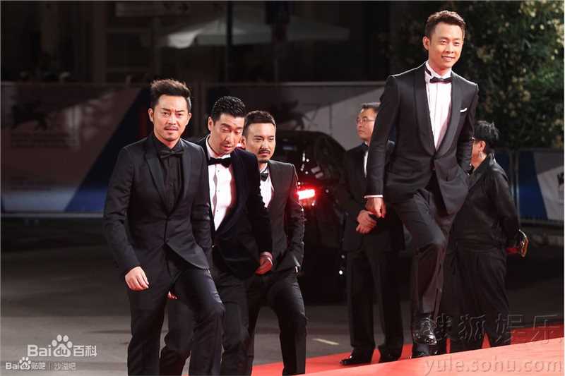 沙溢2014威尼斯电影节之行前后照片