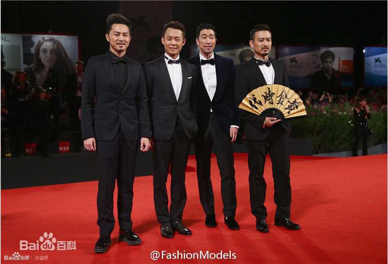 沙溢2014威尼斯电影节之行前后照片