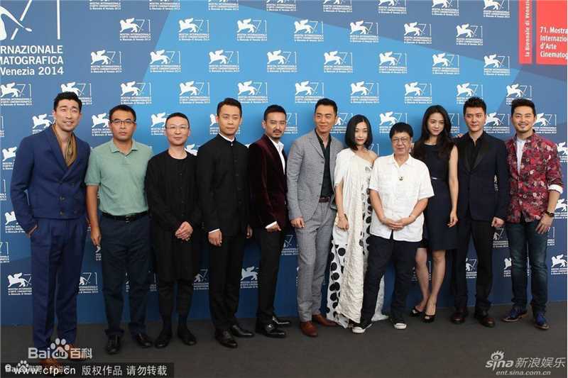 沙溢2014威尼斯电影节之行前后照片
