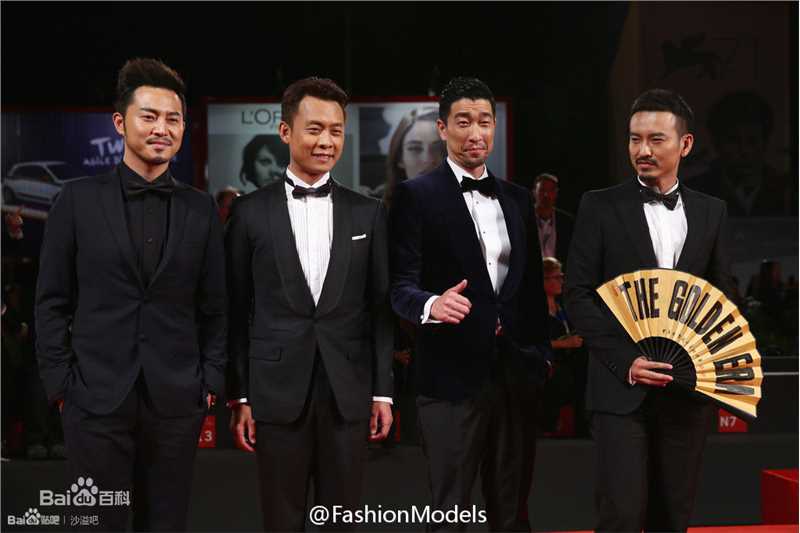 沙溢2014威尼斯电影节之行前后照片