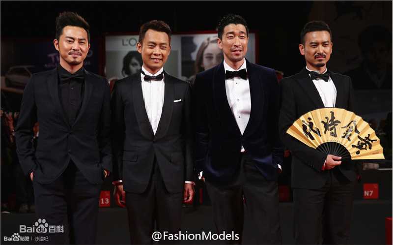 沙溢2014威尼斯电影节之行前后照片