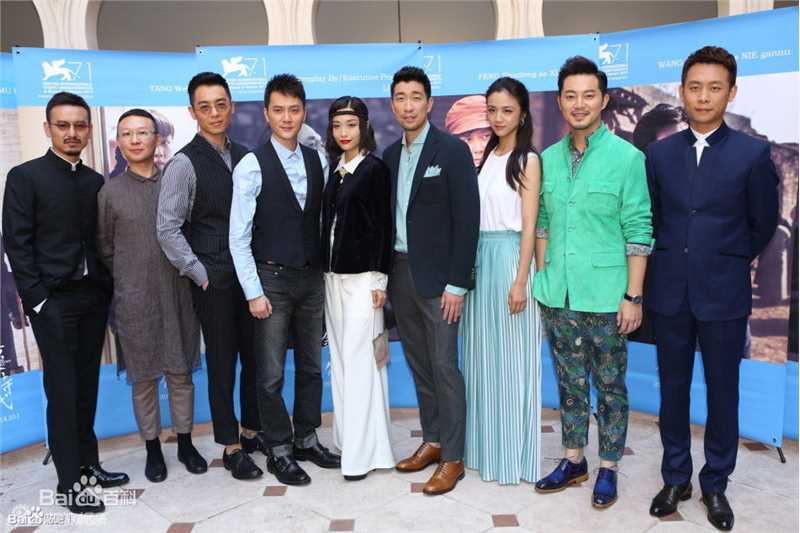 沙溢2014威尼斯电影节之行前后照片