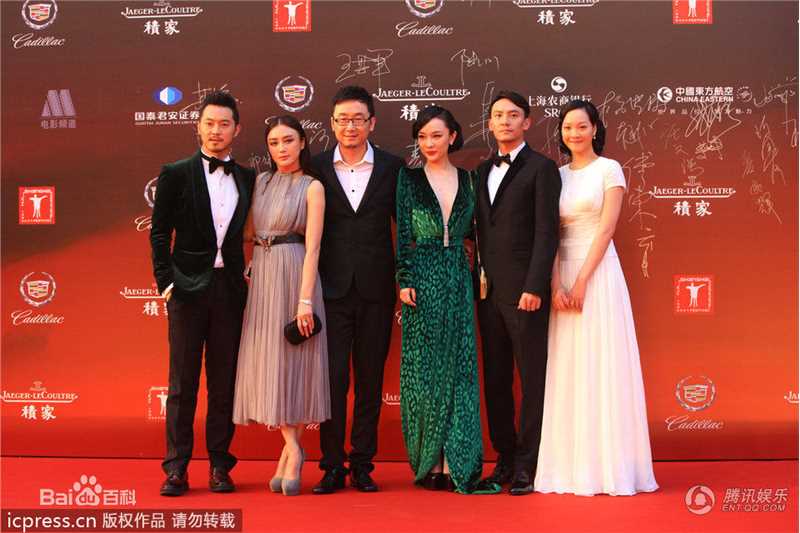 沙溢2012年上海国际电影节红毯图册
