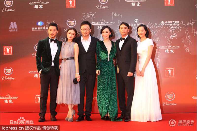 沙溢2012年上海国际电影节红毯图册