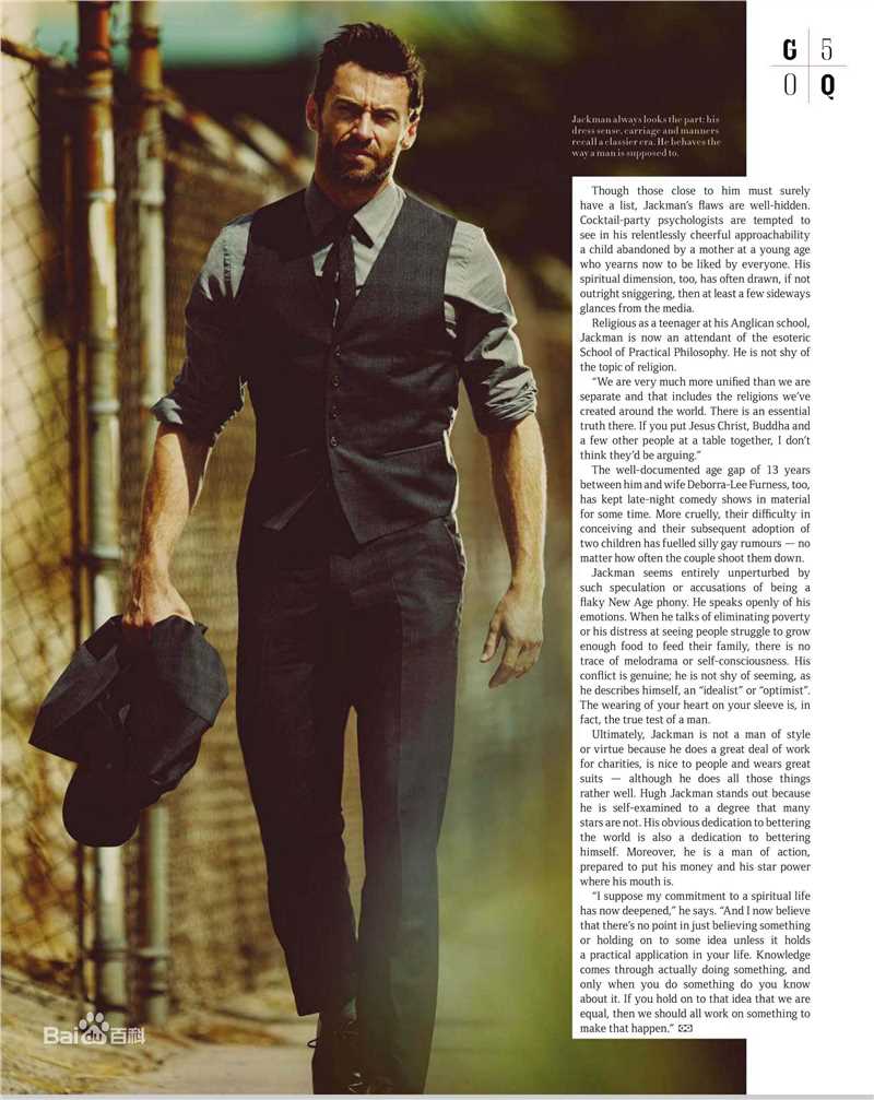 最全休·杰克曼(Hugh Jackman/Hugh Michael Jackman)精彩图册
