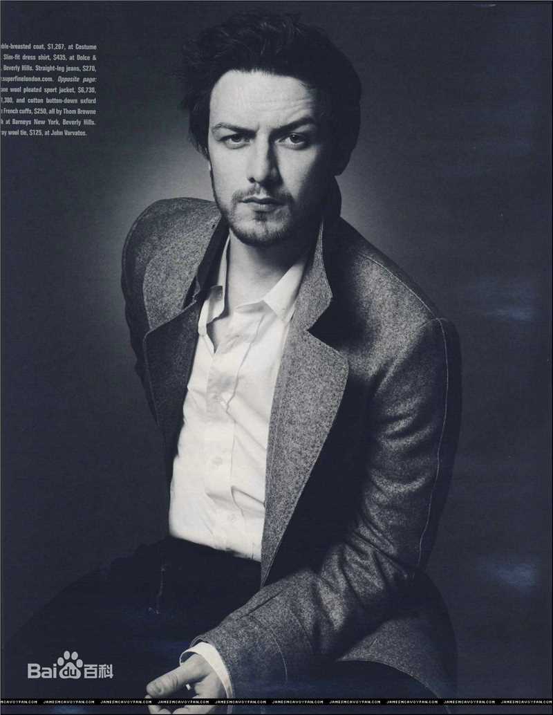 精选詹姆斯·麦卡沃伊(James McAvoy)精彩图册
