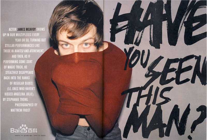 最全詹姆斯·麦卡沃伊(James McAvoy)精彩图册