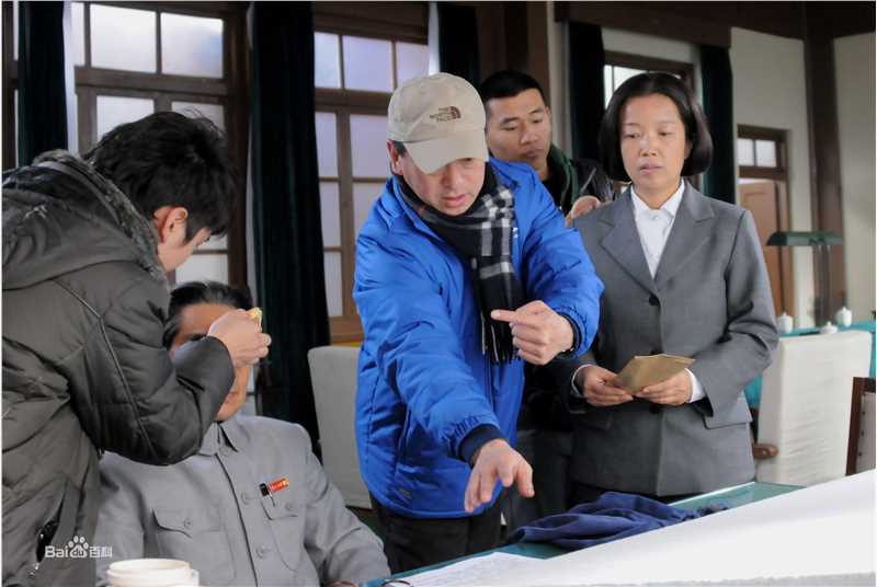 王响伟王导在拍摄现场图册